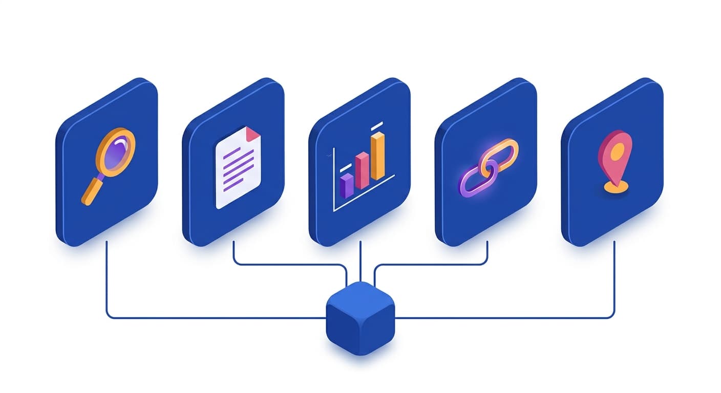 Illustration representing seo services